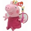 TY Game & Fun^Peppa Pig Princesa Beanie Peluche 15 cm 46129
