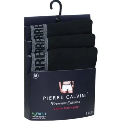 Hombre PIERRE CALVINI Multipacks|Ropa Interior^Hipster Hombre Calzoncillos bóxer Pack de 3 Negro 6130-B-4