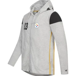 Fanatics Fútbol Americano^Pittsburgh Steelers NFL Hombre Sudadera con cremallera y capucha 2083MGRYFHEPST