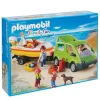PLAYMOBIL Game & Fun^® Familyvan con remolque para barco 4144