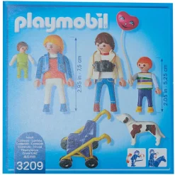 PLAYMOBIL Game & Fun^® Paseo familiar con silla de paseo 3209