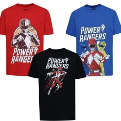 Lizenz Multipacks|Héroes De La Infancia^Power Rangers Niño Camiseta Pack de 3 HABPK058MUL