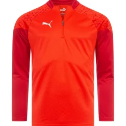Hombre PUMA Sudaderas Y Jerséis|Equipaciones^teamCUP 1/4-Zip Hombre Sudadera de entrenamiento 657982-01