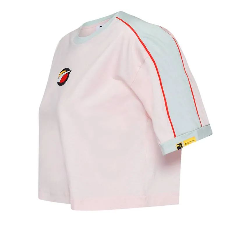 Mujer PUMA Colabos|Camisetas^x RANDOMEVENT Cropped Mujer Camiseta 598074-73