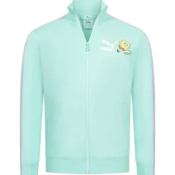Hombre PUMA Colabos|Chaquetas^x SPONGEBOB T7 Track Hombre Chaqueta 538961-77