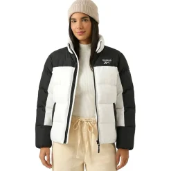 Mujer Reebok Chaquetas^2 in 1 Puffer reversible Mujer Chaquetón RBO21100-Blanco