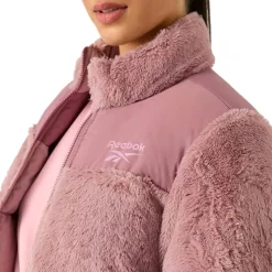 Mujer Reebok Chaquetas^2 in 1 Puffer reversible Mujer Chaquetón RBO21100-Rosa polvoriento