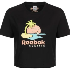 Mujer Reebok Camisetas^Graphic Cropped Mujer Camiseta GJ4864