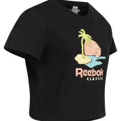 Mujer Reebok Camisetas^Graphic Cropped Mujer Camiseta GJ4864