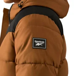 Hombre Reebok Chaquetas^Parka Puffer Hombre Chaquetón RBO14970-Madera