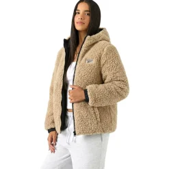 Mujer Reebok Chaquetas^Puffer Mujer Reversible Chaquetón RBO21030-Negro