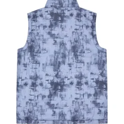 Hombre Reebok Chaquetas^Puffer Vest 2-in-1 Hombre Reversible Chaleco RBO15720-Batik-Azul