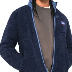 Hombre Reebok Chaquetas^Sherpa Jacket Hombre Chaqueta de forro polar RBO15220-Vector-Marino