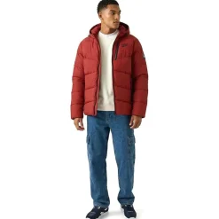 Hombre Reebok Chaquetas^Stretch Puffer Hombre Chaquetón RBO15670-Óxido