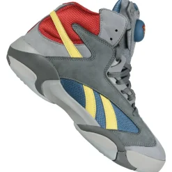 Mujer Reebok Basketball|Zapatillas De Baloncesto^x SHAQ ATTAQ Man Of Steel x SUPERMAN High Top Balón de baloncesto Sneakers HQ4587