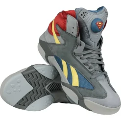 Mujer Reebok Basketball|Zapatillas De Baloncesto^x SHAQ ATTAQ Man Of Steel x SUPERMAN High Top Balón de baloncesto Sneakers HQ4587