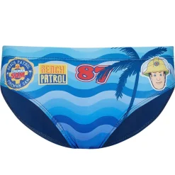 Sun City Natación|Héroes De La Infancia^Sam El Bombero Niño Bañador slip SE1832-azul