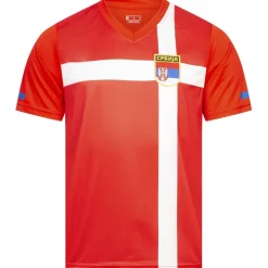 JELEX Equipaciones|Tienda Para Aficionados^Serbia "Retro History" Hombre Camiseta