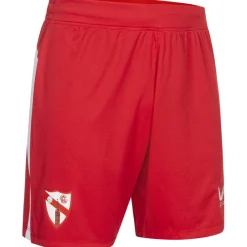 CASTORE Tienda Para Aficionados^Sevilla Atlético Hombre Pantalones cortos de segunda equipación TM1086-TRUEREDWHITE