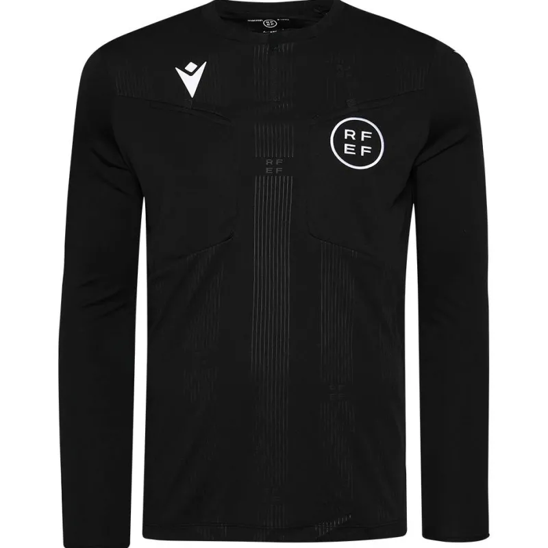 macron Ropa Para Árbitros^Spanien RFEF Hombre Camiseta de árbitro de manga larga 58546924