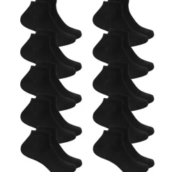 Mujer SPORTINATOR Ropa De Fitness|Multipacks^Calcetines cortos 10 pares negro