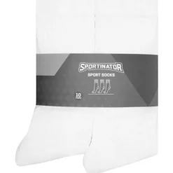 Mujer SPORTINATOR Ropa De Fitness|Multipacks^Calcetines de deporte 10 pares blanco