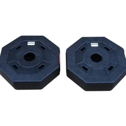 SPORTINATOR Deportes De Fuerza|Accesorios De Fitness^Discos de parachoques de 2 kg Discos de pesas para fitness Set de 2