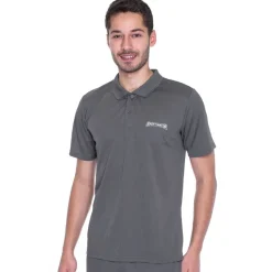 SPORTINATOR Ropa De Fitness^Essentials Hombre Polo de entrenamiento gris