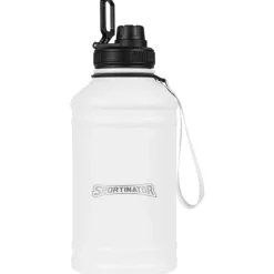 SPORTINATOR Accesorios De Fitness|Home Gym^"Hydrated" Fitness acero inoxidable Botella 2,2l blanco