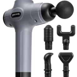 SPORTINATOR Voleibol|Tenis^"Level Up" Pistola de masaje incluidos accesorios gris