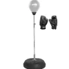 SPORTINATOR Boxeo^Pelota de boxeo soporte de boxeo entrenador de boxeo de pie con pera de boxeo y guantes de boxeo gris
