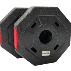 SPORTINATOR Deportes De Fuerza|Accesorios De Fitness^Placas protectoras de 1 kg Placas de pesas para fitness Set de 2