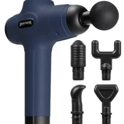 SPORTINATOR Voleibol|Tenis^"Subir nivel" Pistola de masaje incluidos accesorios azul