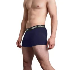 Hombre SportSpar Multipacks|Ropa Interior^.de Hombre "Double Sparbuchse" Calzoncillos bóxer Pack de 2 azul