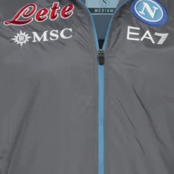 Emporio Armani Tienda Para Aficionados^SSC Neapel EA7 Hombre Chándal de presentación gris EASSCN23R15-MAGNETO