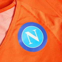 Emporio Armani Tienda Para Aficionados^SSC Neapel EA7 Hombre Camiseta funcional de manga larga naranja EA7SSCN152-NARANJA