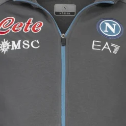 Emporio Armani Tienda Para Aficionados^SSC Neapel EA7 Hombre Chándal con capucha gris EASSCN23R09-MAGNETO