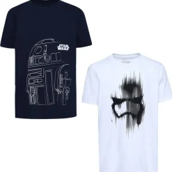 Lizenz Multipacks|Héroes De La Infancia^STAR WARS Niño Camiseta Pack de 2 FCBPK127MUL