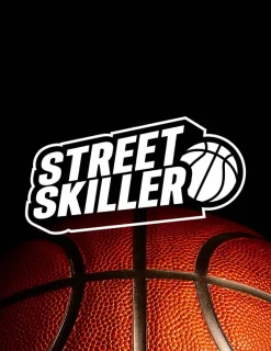 STREETSKILLER Basketball^"Ultimate Grip" Balón de baloncesto negro/rojo
