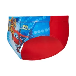 Sun City Natación|Héroes De La Infancia^Super Wings Niño Bañador slip QE1751-rojo