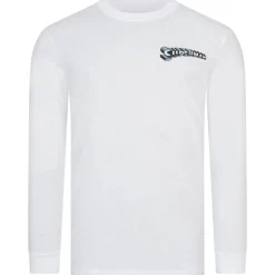 Lizenz Héroes De La Infancia^SUPERMAN DC COMICS Lightning Hombre Camiseta de manga larga CDMLS033WHT