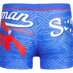 Sun City Natación|Héroes De La Infancia^Superman DC Comics Niño Bañador bóxer ET1856-azul