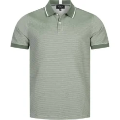 Hombre TED BAKER Camisas Y Polos^Ellerby Stripe Hombre Polo 259373-VERDE MEDIO