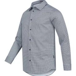Hombre TED BAKER Camisas Y Polos^Faenza Geo Hombre Camisa de manga larga 272167-MARINA