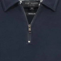 Hombre TED BAKER Sudaderas Y Jerséis^Karpol Soft Touch Hombre Sudadera cuello vuelto 269623-AZUL MARINO