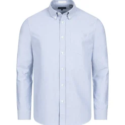 Hombre TED BAKER Camisas Y Polos^Paplet Oxford Hombre Camisa de manga larga 264757-AZUL
