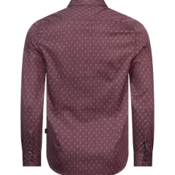 Hombre TED BAKER Camisas Y Polos^Pavia Star Geo Print Hombre Camisa de manga larga 272176-MARRÓN