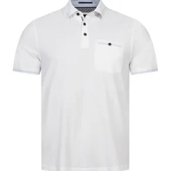 Hombre TED BAKER Camisas Y Polos^Tortila Stripe Collar Hombre Polo 242808-BLANCO