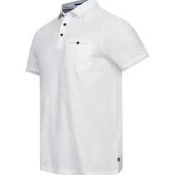 Hombre TED BAKER Camisas Y Polos^Tortila Stripe Collar Hombre Polo 242808-BLANCO