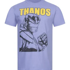 Hombre Lizenz Héroes De La Infancia|Camisetas^Thanos Stance Marvel Hombre Camiseta FBMTS754VIO